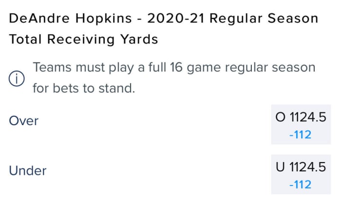 Odds courtesy of FanDuel Sportsbook